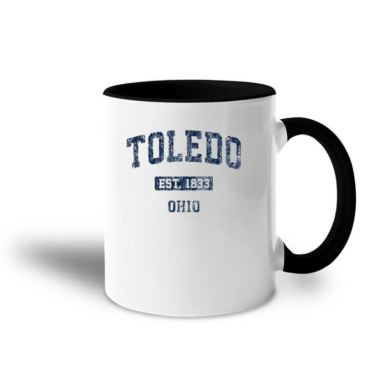 Toledo Ohio Oh Vintage Design Accent Mug