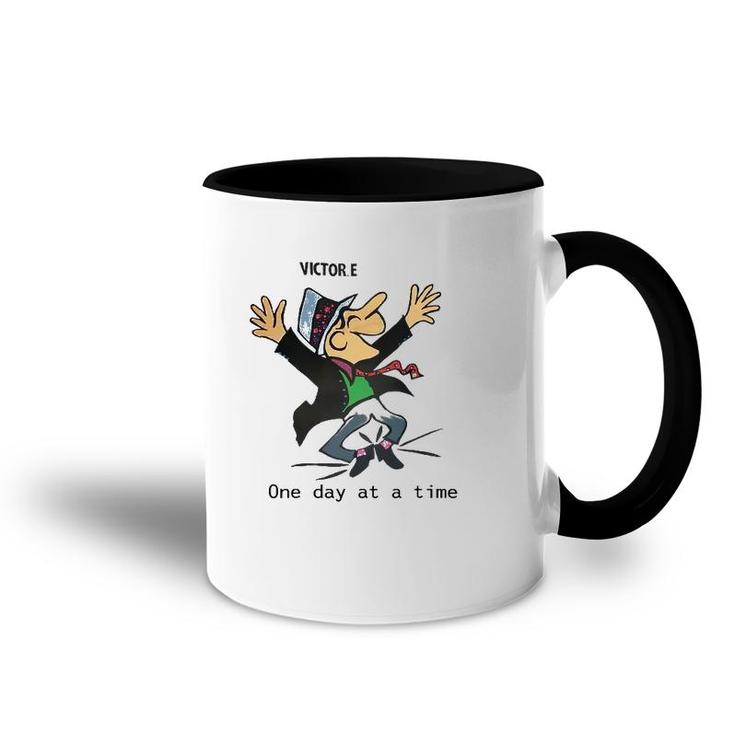 Victor E One Day At A Time Accent Mug