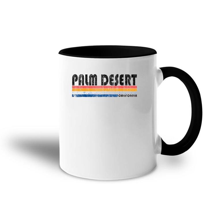 Vintage 1980S Style Palm Desert Ca Accent Mug