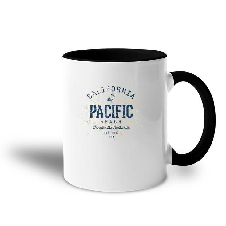 Vintage Pacific Beach  Accent Mug