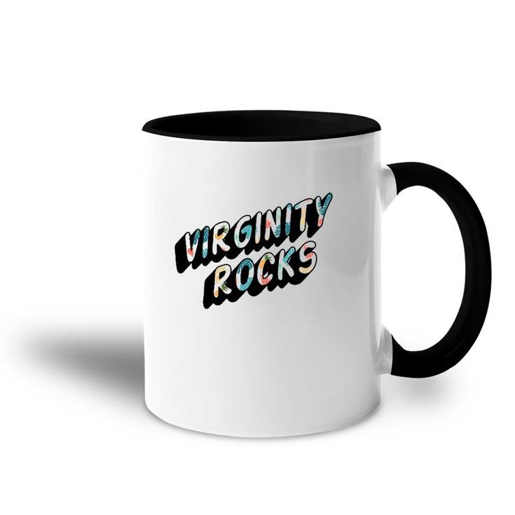 Virginity Mens & Womens Rocks Original Trendy Summer Pattern Accent Mug