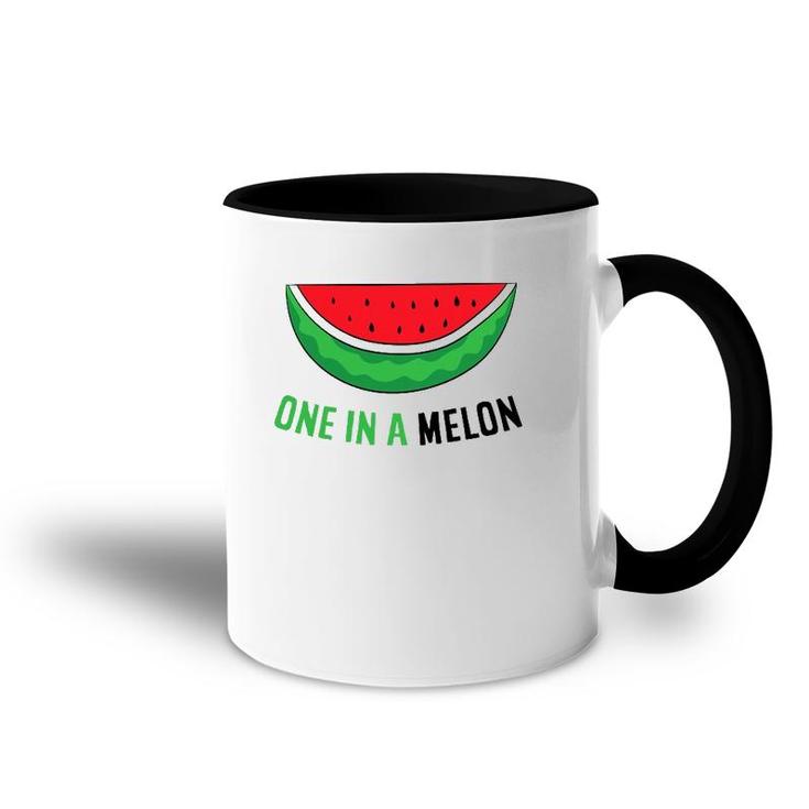 Watermelon Some Melon One In A Melon Accent Mug