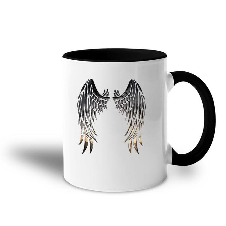 Wings Of An Angel On Back Accent Mug
