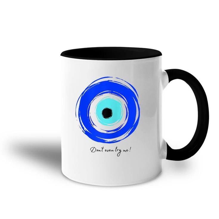 Womens Evil Eye - Nazar Protection Amulet Accent Mug