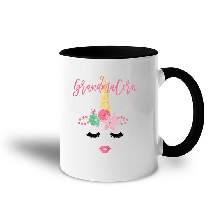 Womens Grandmacorn Unicorn Cute Grandma Gift Mother's Day Accent Mug