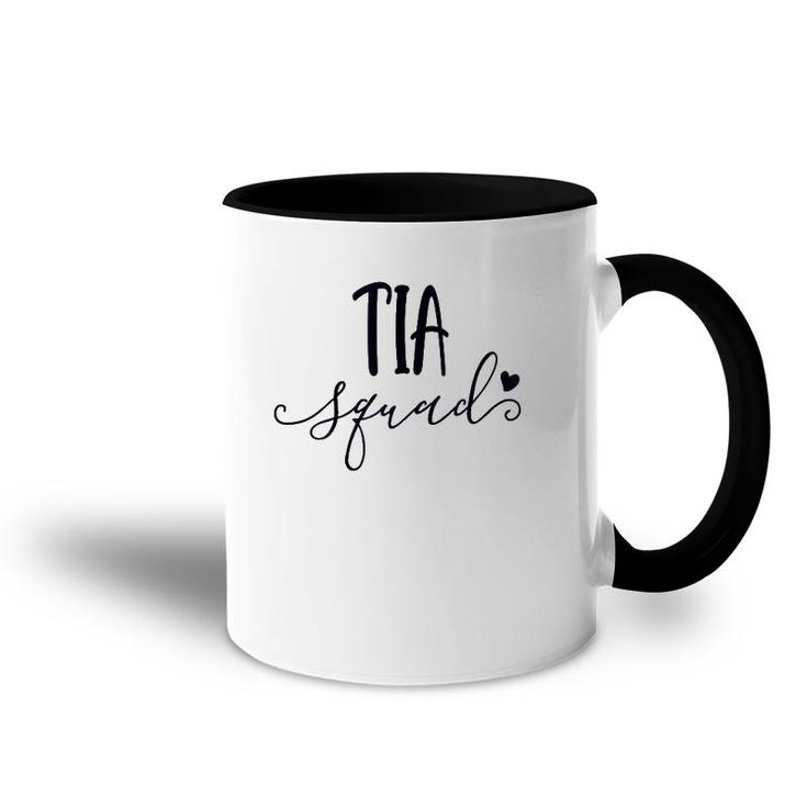 Womens Tia Squad Cute Spanish Aunt Life Mother's Day Gift Accent Mug