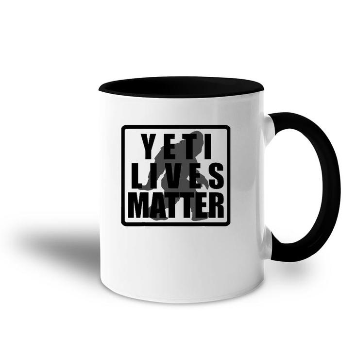 Yeti Lives Matter Men Women Gift Accent Mug