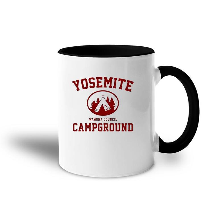 Yosemite Campground California Camping Lover Gift Accent Mug