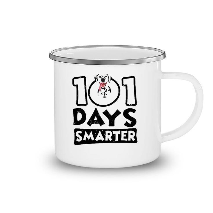 101 Days Smarter Dalmatian Dog Lover Camping Mug