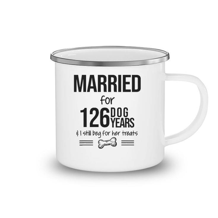 18 Year Anniversary Gift, 18Th Wedding Anniversary For Him Camping Mug