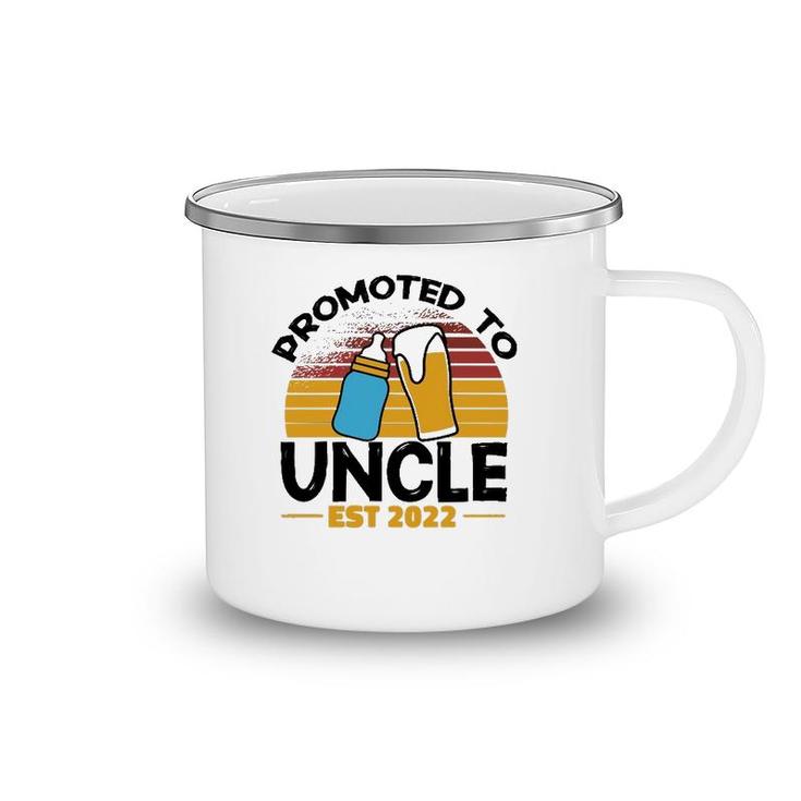 First Time Uncle Promoted To Uncle 2022  Camping Mug