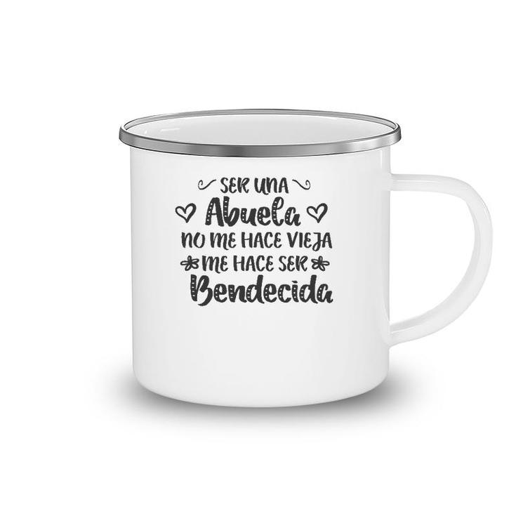 Abuela Bendecida Mother's Day Gift Spanish Grandmother Camping Mug