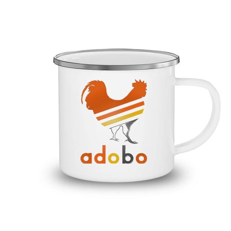 Adobo, Summer Multi-Color Stripes Style - Mother's Day Camping Mug