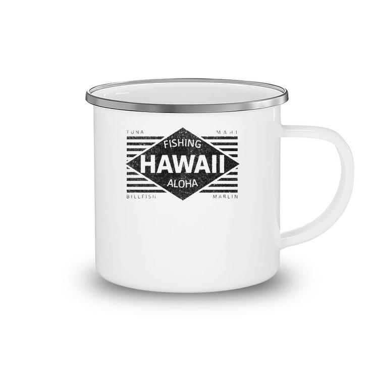 Aloha North Shore Hawaii Surfing In Vintage Style Premium Camping Mug