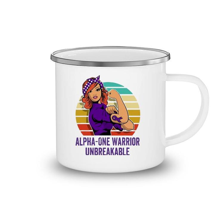 Alpha 1 Warrior  Unbreakable Disease Camping Mug