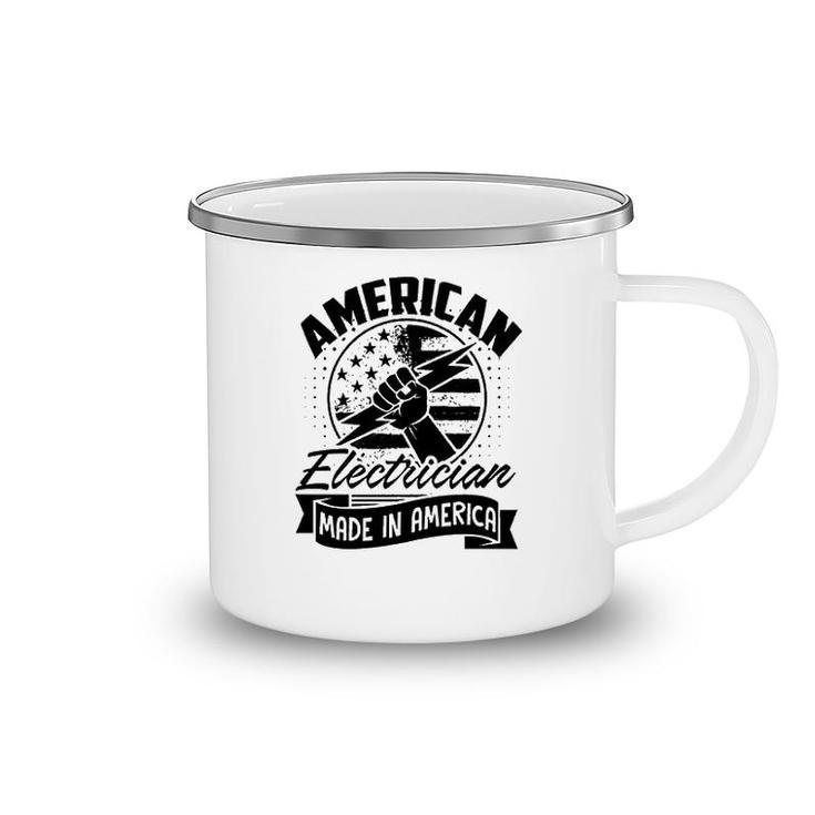 American Electrician Made In America Camping Mug