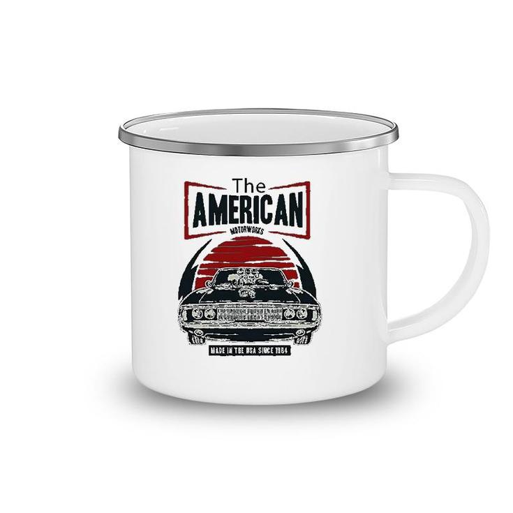 American Muscle Car Camping Mug