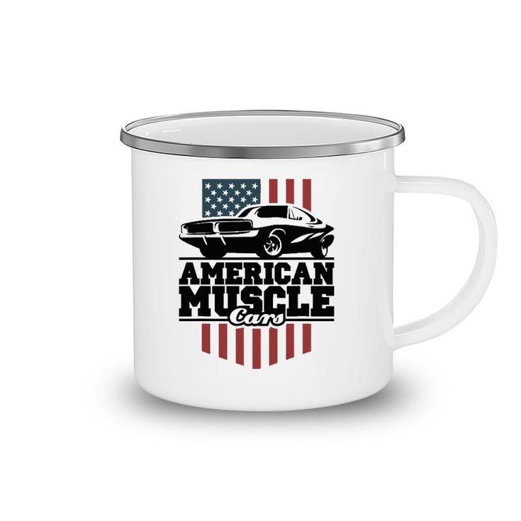American Muscle Cars For High-Performance Car Lovers Camping Mug