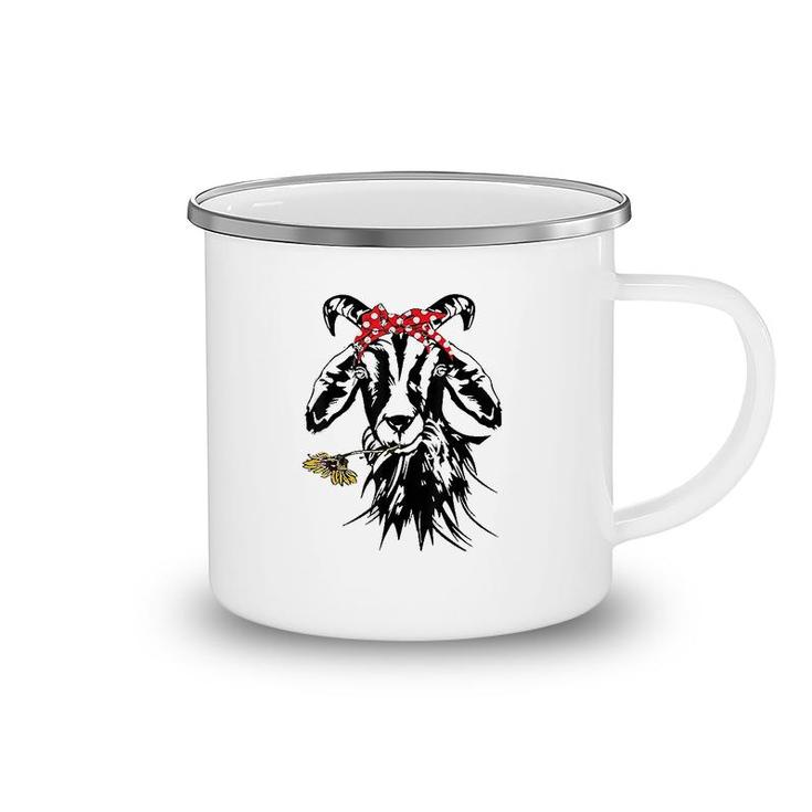 Animal Lover Funny Goat Graphics Camping Mug