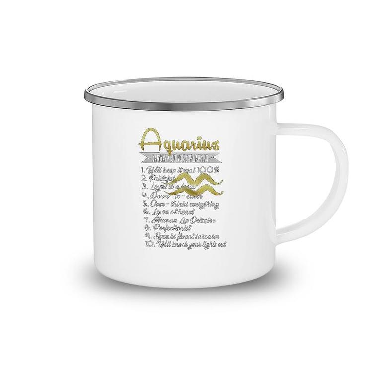 Aquarius Personality Camping Mug