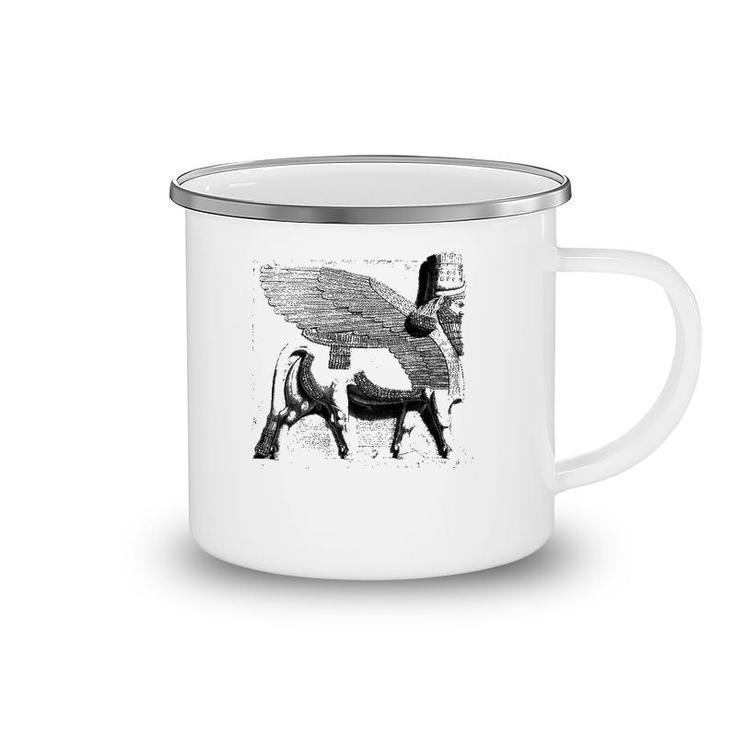 Assyrian Winged Bull Lamassu Iraq Iran Souvenir Gift Camping Mug