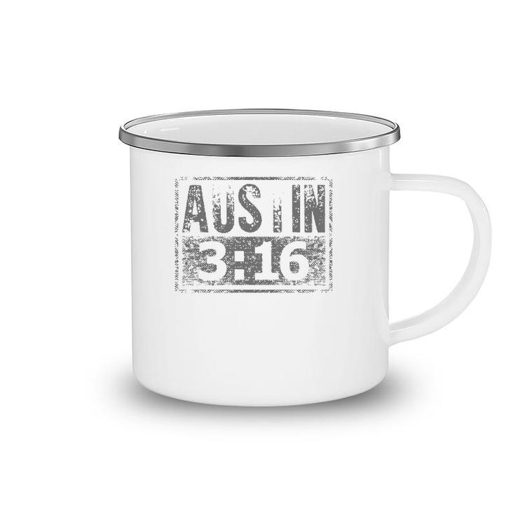 Austin 3 16 Classic American Distressed Vintage Camping Mug