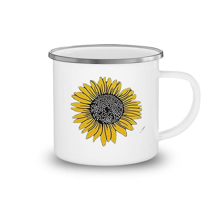 Basic Sunflowers Camping Mug