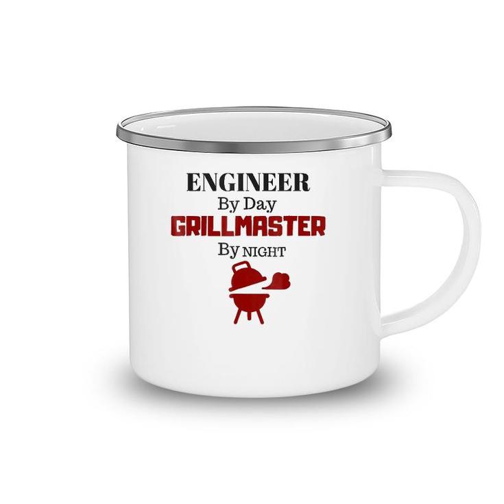 Bbq , Engineer By Day Grill Master By Night  Camping Mug