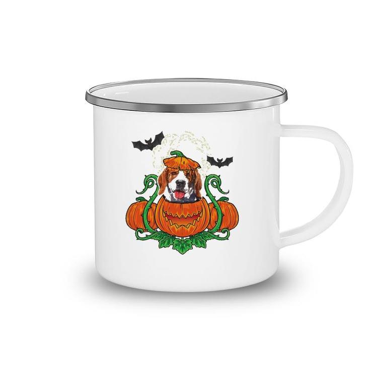 Beagle Costume Halloween Pumpkin Halloween Funny Dog Gift Camping Mug