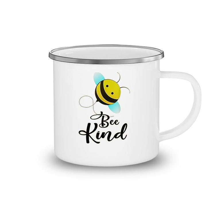 Bee Kind Bumble Bee Camping Mug