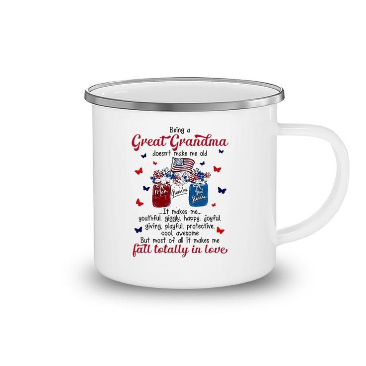 Being A Great Grandma Doesn't Make Me Old Mother's Day Camping Mug