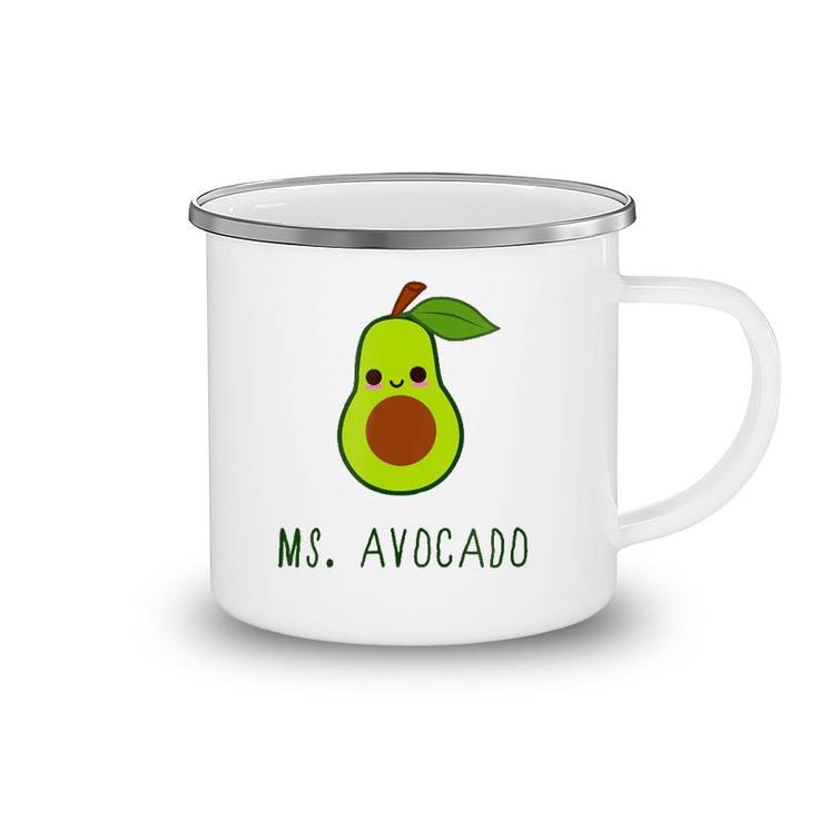 Best Gift For Avocado Lovers - Womens Ms Avocado Camping Mug