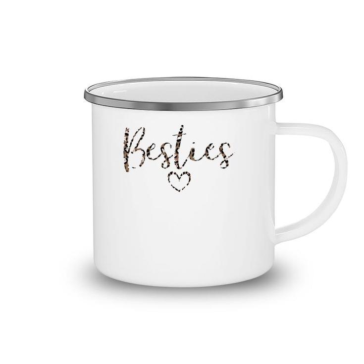 Besties Mom And Me Matching Leopard Mother's Day Camping Mug