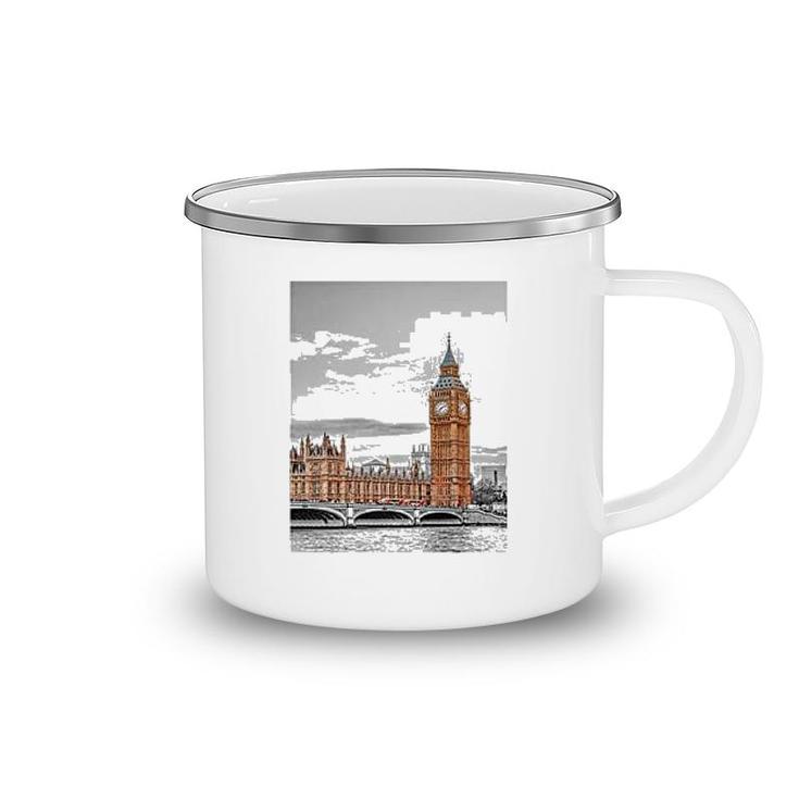 Big Ben Tower Of London London Tower Clock Camping Mug