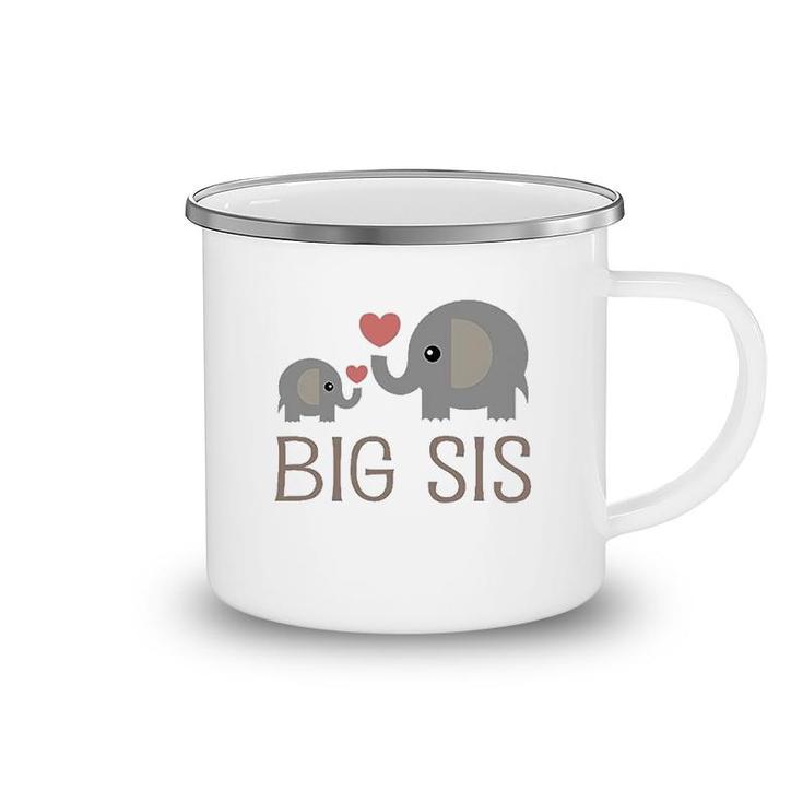 Big Sis Elephant Camping Mug