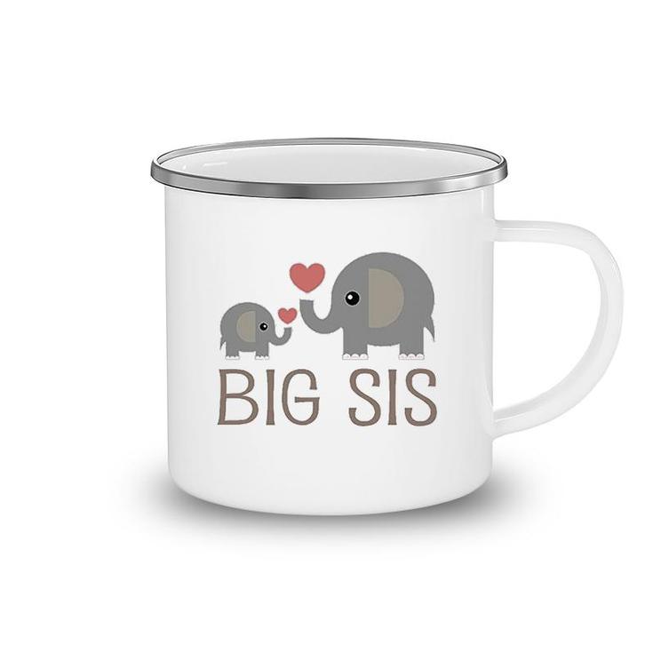 Big Sis Elephant Camping Mug