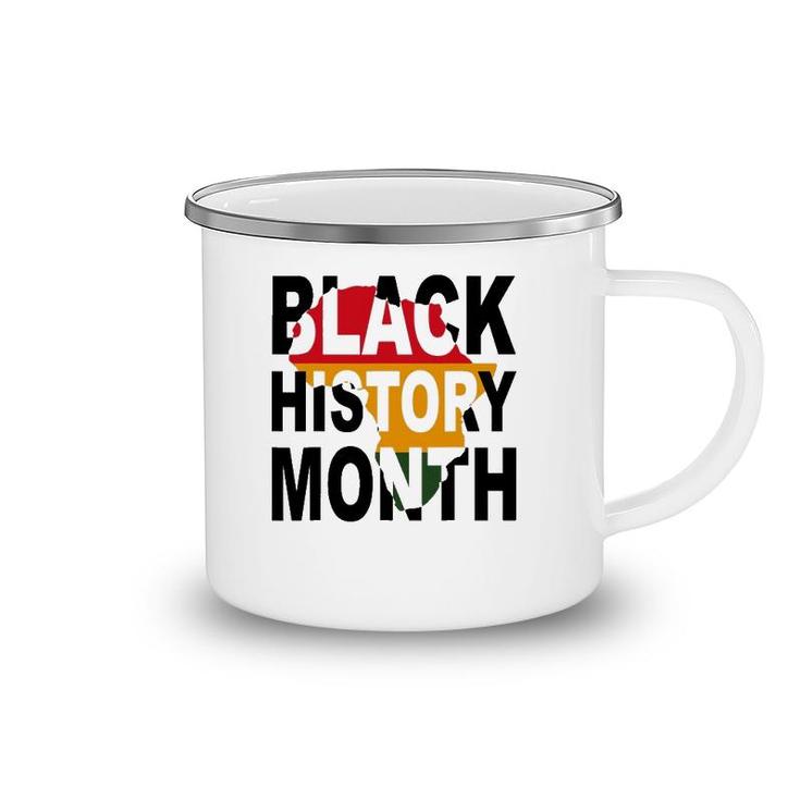 Black History African American Black Pride Camping Mug