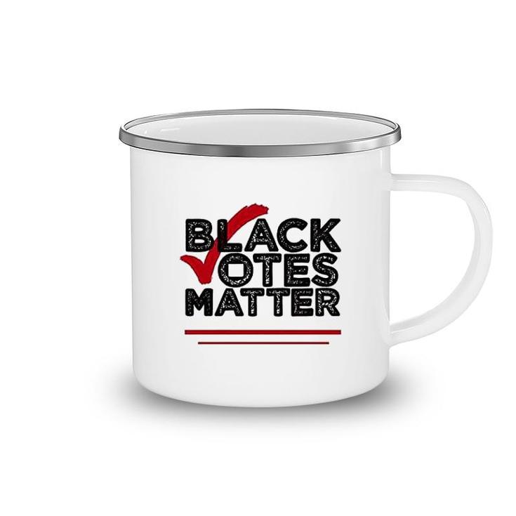 Black Votes Matter Black Lives Matter Camping Mug
