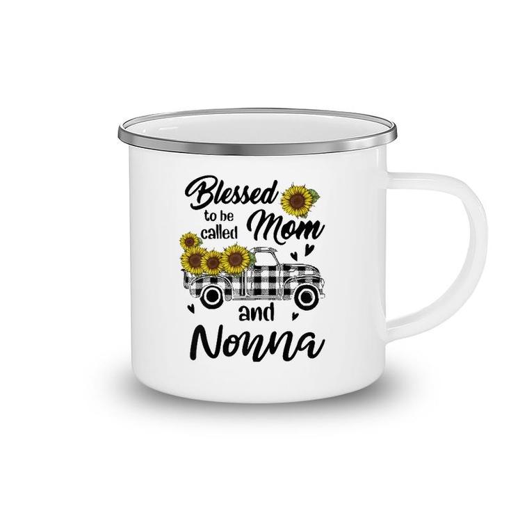 Blessed To Be Called Mom And Nonna Funny Mother Day's Camping Mug