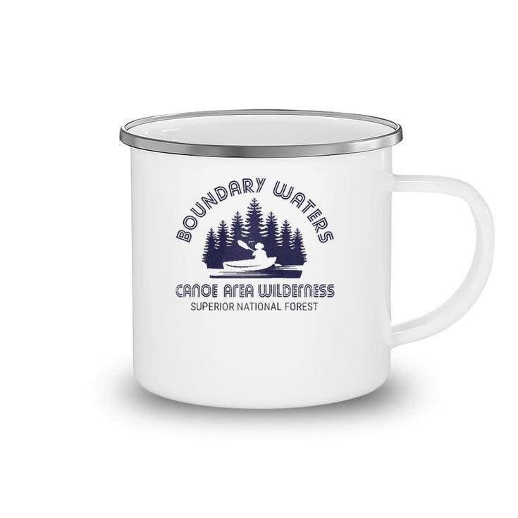 Boundary Waters Canoe Area Distressed Minnesota Bwca Gift Raglan Baseball Tee Camping Mug