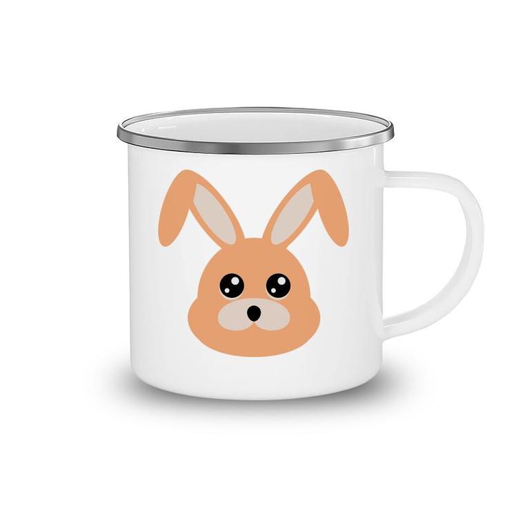 Brown Rabbit Eye Camping Mug