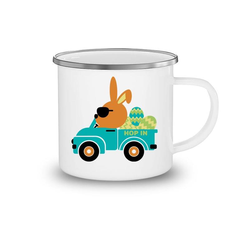 Bunny Car Camping Mug