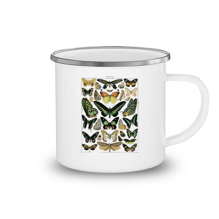 Butterfly Collection Camping Mug