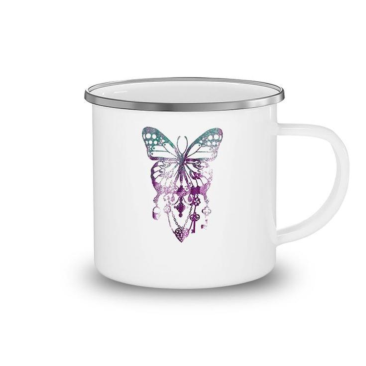Butterfly Grahpic Art Camping Mug