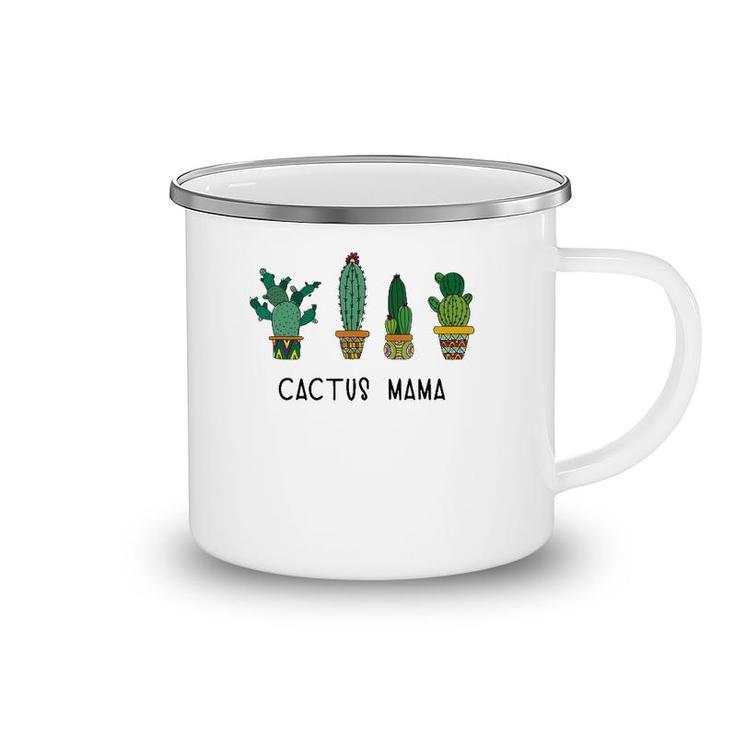 Cactus Mama Succulent Gardener Plant Mom Mother Gift Camping Mug
