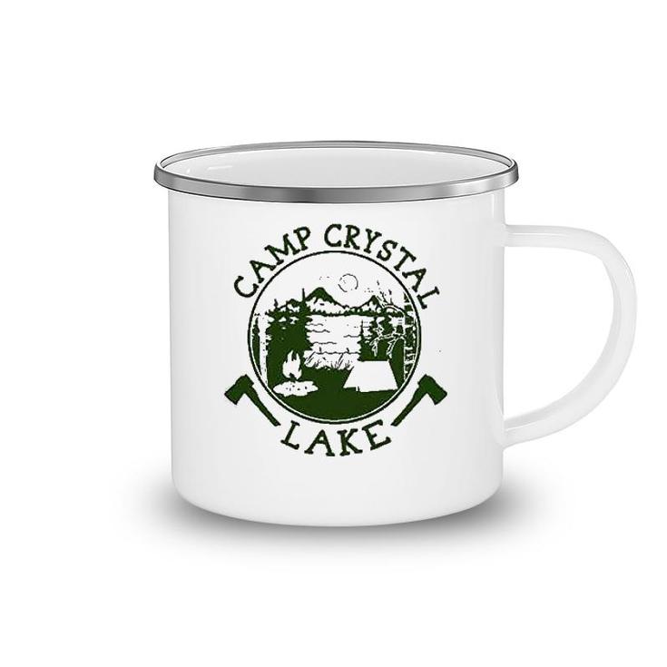 Camp Crystal Lake Counselor Horror Camping Mug