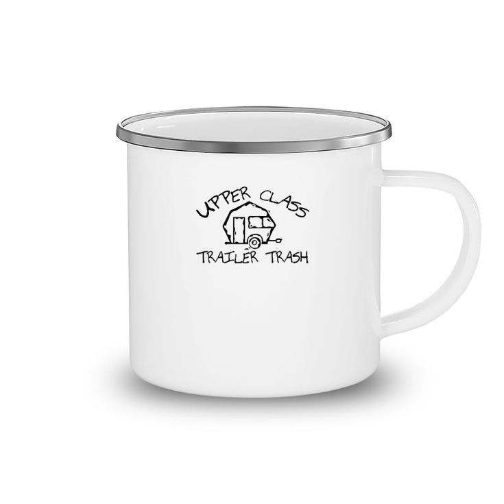 Camping Upper Class Trailer Trash Camping Mug