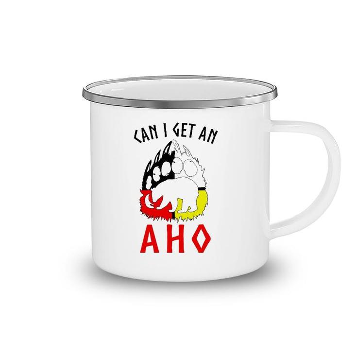 Can I Get An Aho Bear Paw Camping Mug
