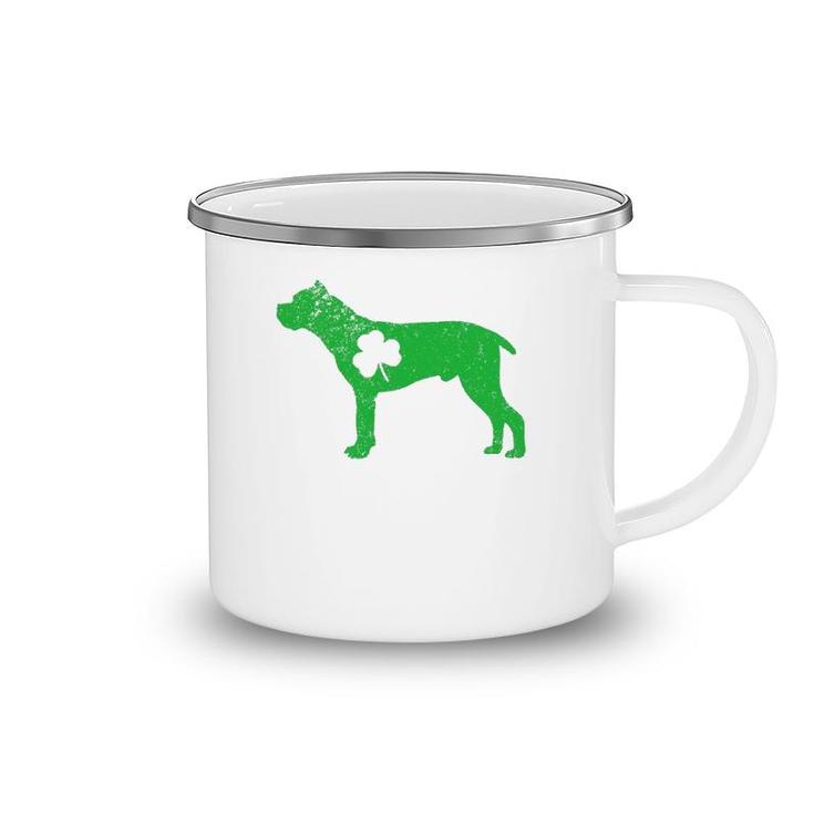 Cane Corso Irish Clover St Patrick's Day Leprechaun Dog Gifts Camping Mug