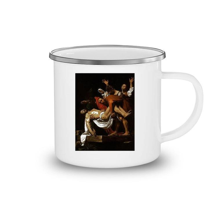 Caravaggio's The Entombment Of Christ Camping Mug